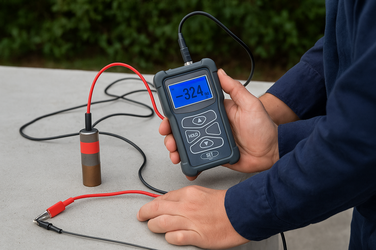 Half Cell Potential Test on Concrete